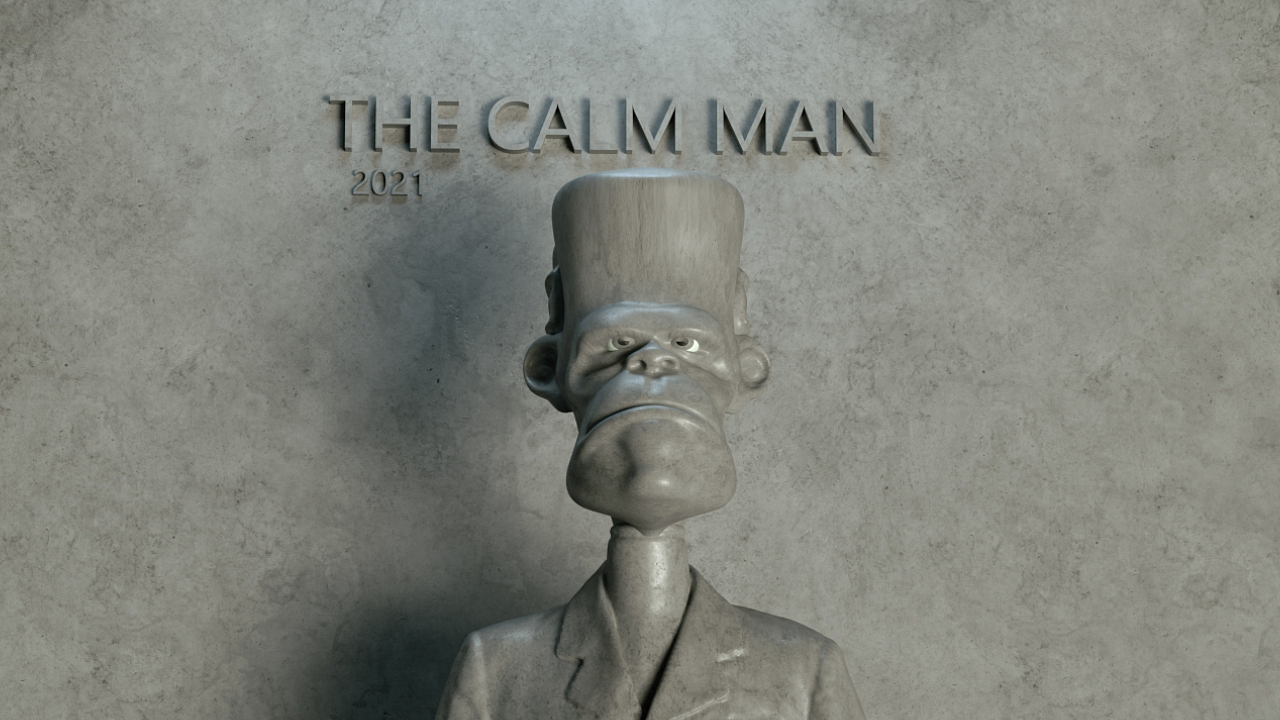 3D NFT project " THE CALM MAN "