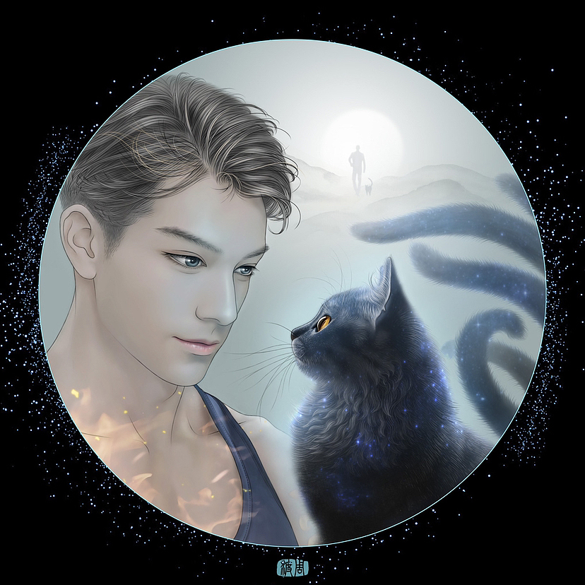 《第九条尾巴》巫哲同人（图ZMzI2NTQyOTQ0） - 艺术插画 - 站酷设计师周渡原创素材 - 站酷ZCOOL