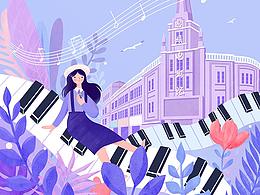 《蘇小糖》雪花奏鳴曲插畫系列