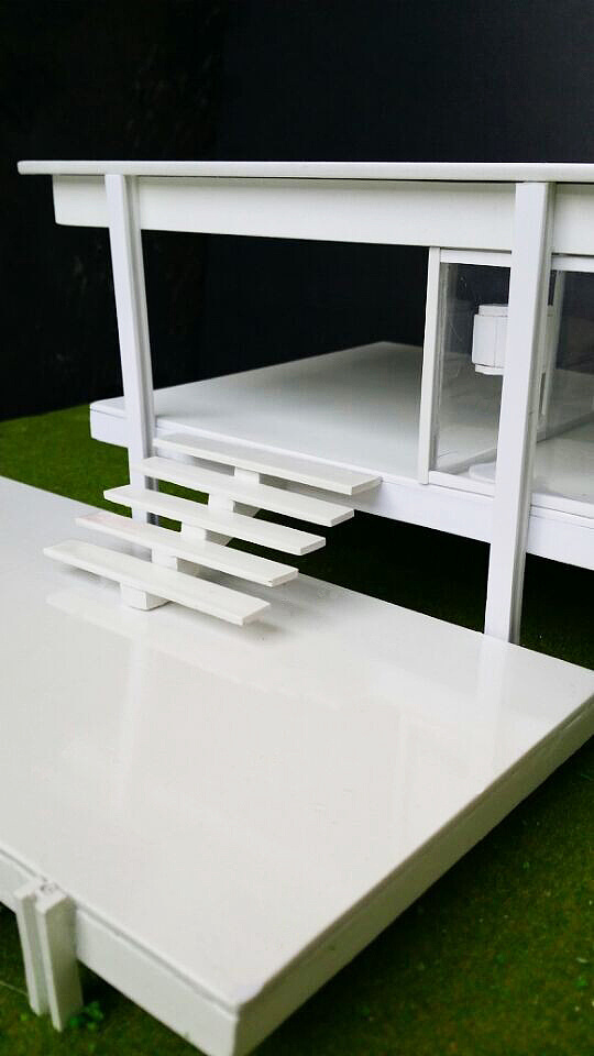 范斯沃斯住宅模型制作