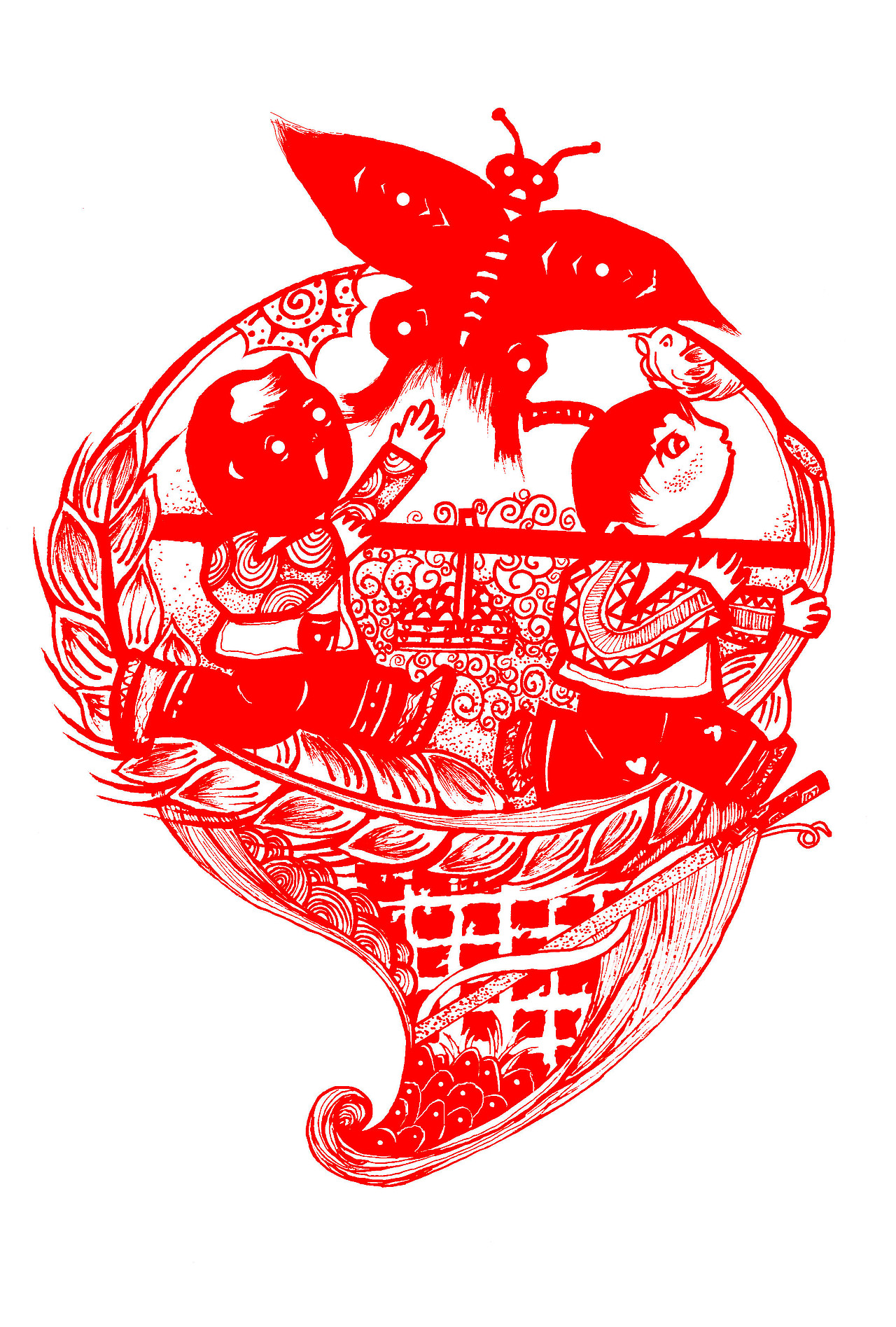 《风情万种》——插画创作（图ZMTQ1OTgzNDU2） - 艺术插画 - 站酷设计师LqSheila原创素材 - 站酷ZCOOL