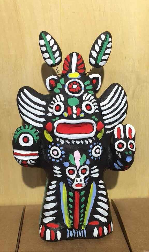 泥泥狗民间手工彩塑作品塑新斋潘纪坤