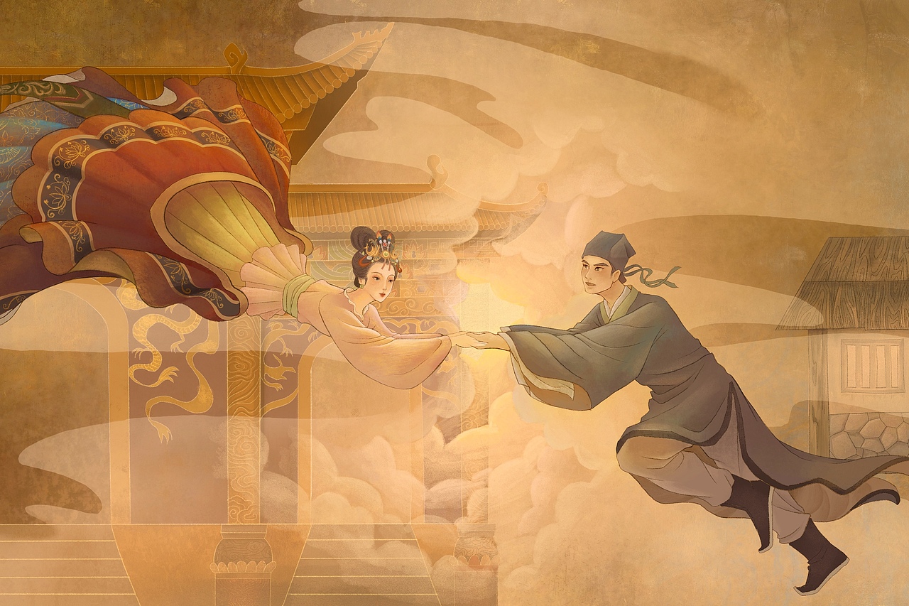 下凡（图ZMjg2NTA0MDQ4） - 创作习作 - 站酷设计师五香鱼原创素材 - 站酷ZCOOL