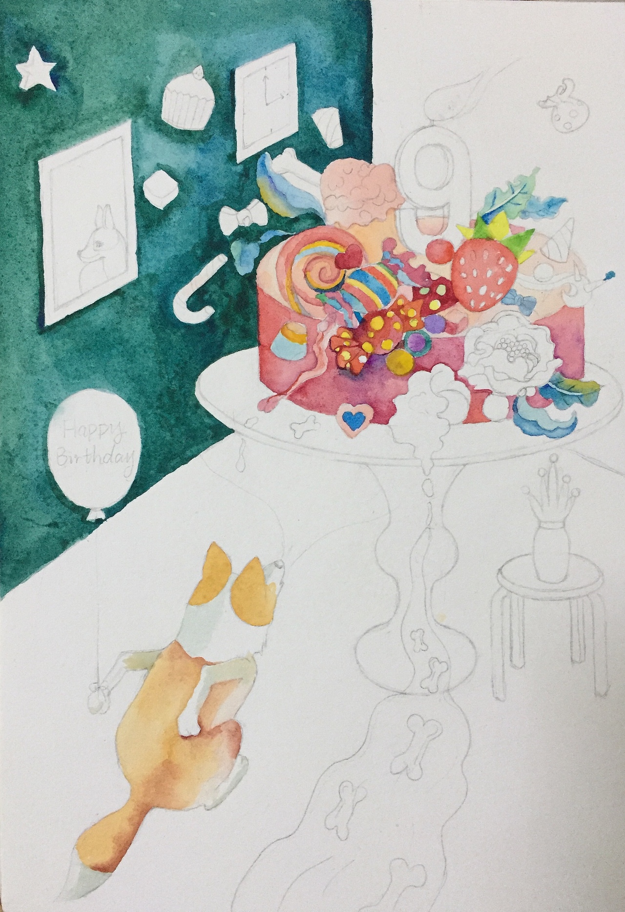 卡卡星球（图ZMTgzMjAyMjIw） - 创作习作 - 站酷设计师绘逃师violet原创素材 - 站酷ZCOOL