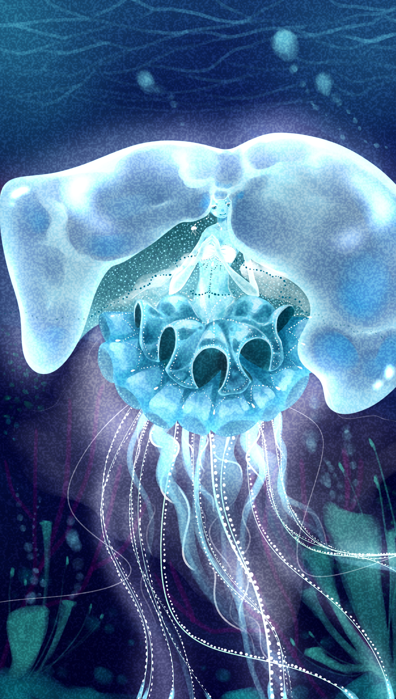 冥河水母拟人 有毒图片