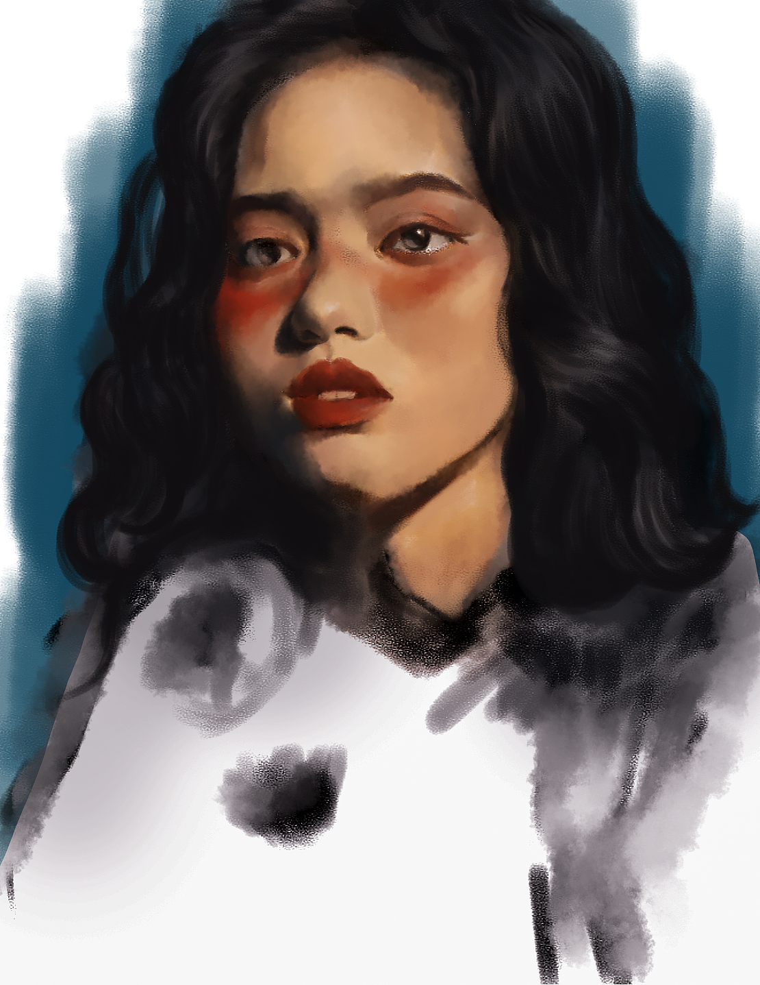 厚涂练习（图ZMjg4MDIxMTky） - 创作习作 - 站酷设计师笑笑挺爱笑原创素材 - 站酷ZCOOL