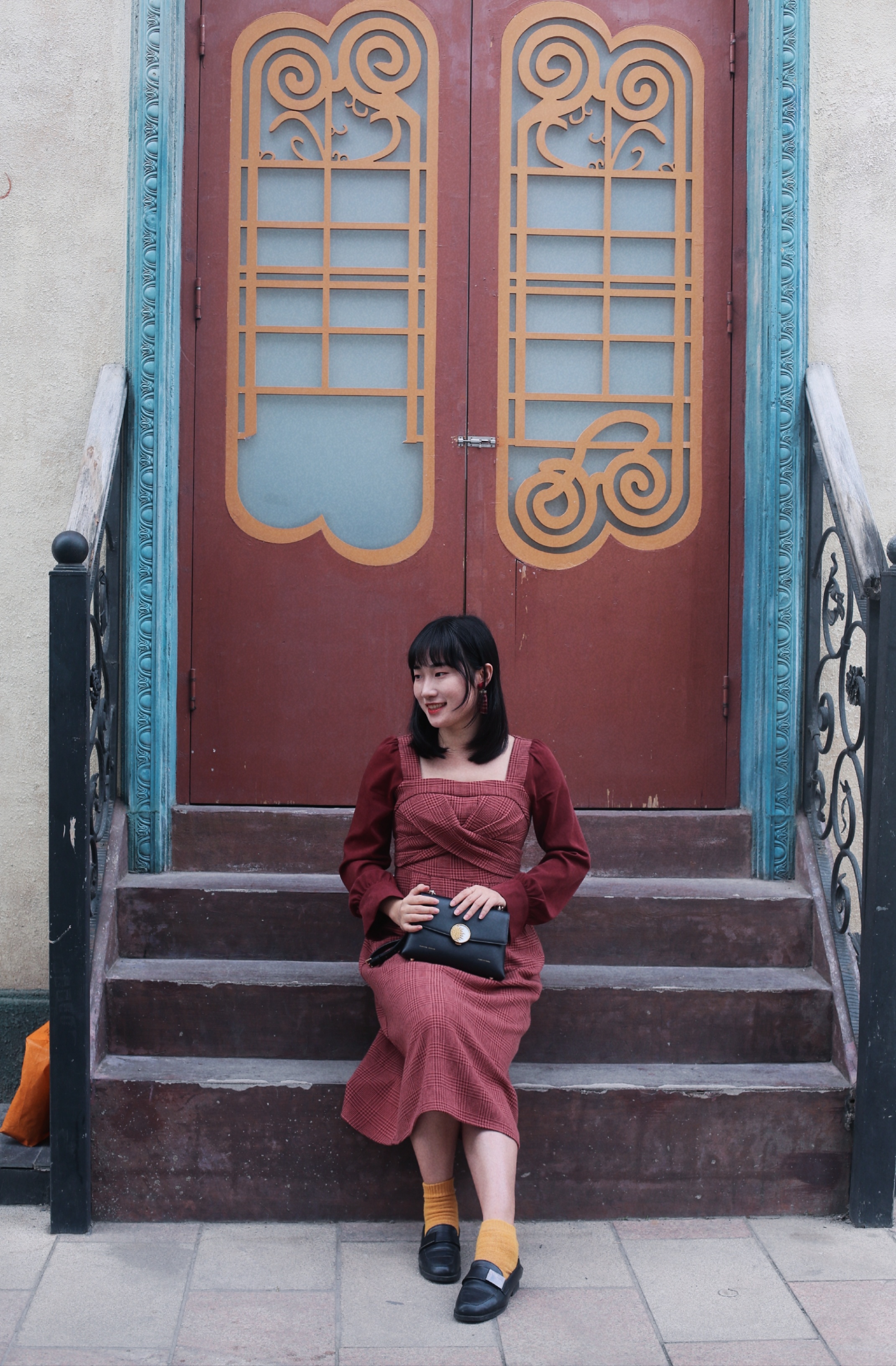 欧美小镇人物拍摄