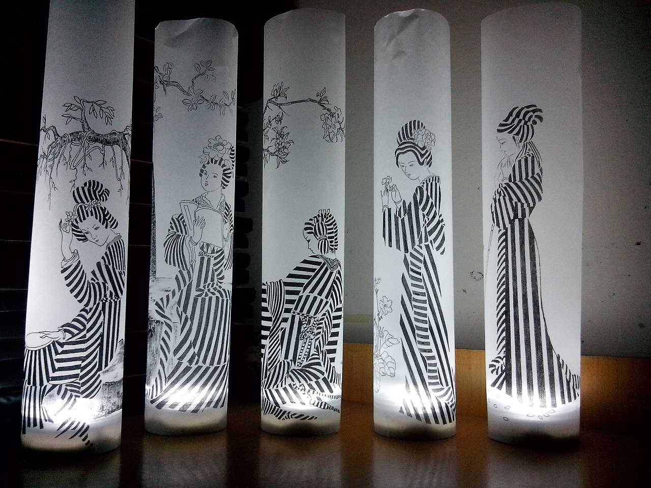 仕女灯（图ZMzAwMzMyMTY=） - 其他手工艺 - 站酷设计师渃兰原创素材 - 站酷ZCOOL