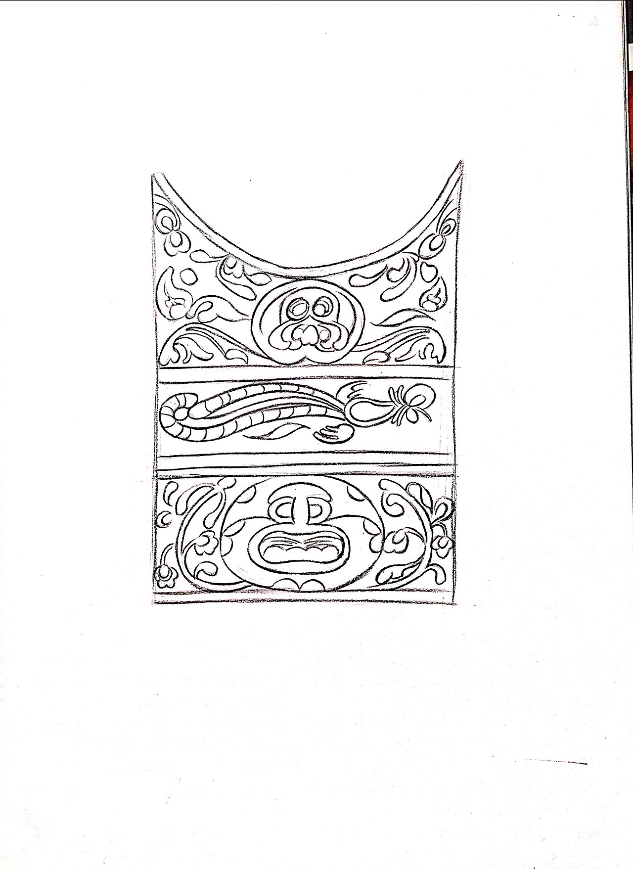 在苗绣中的图案,有不少也会运用到蜡染当中.