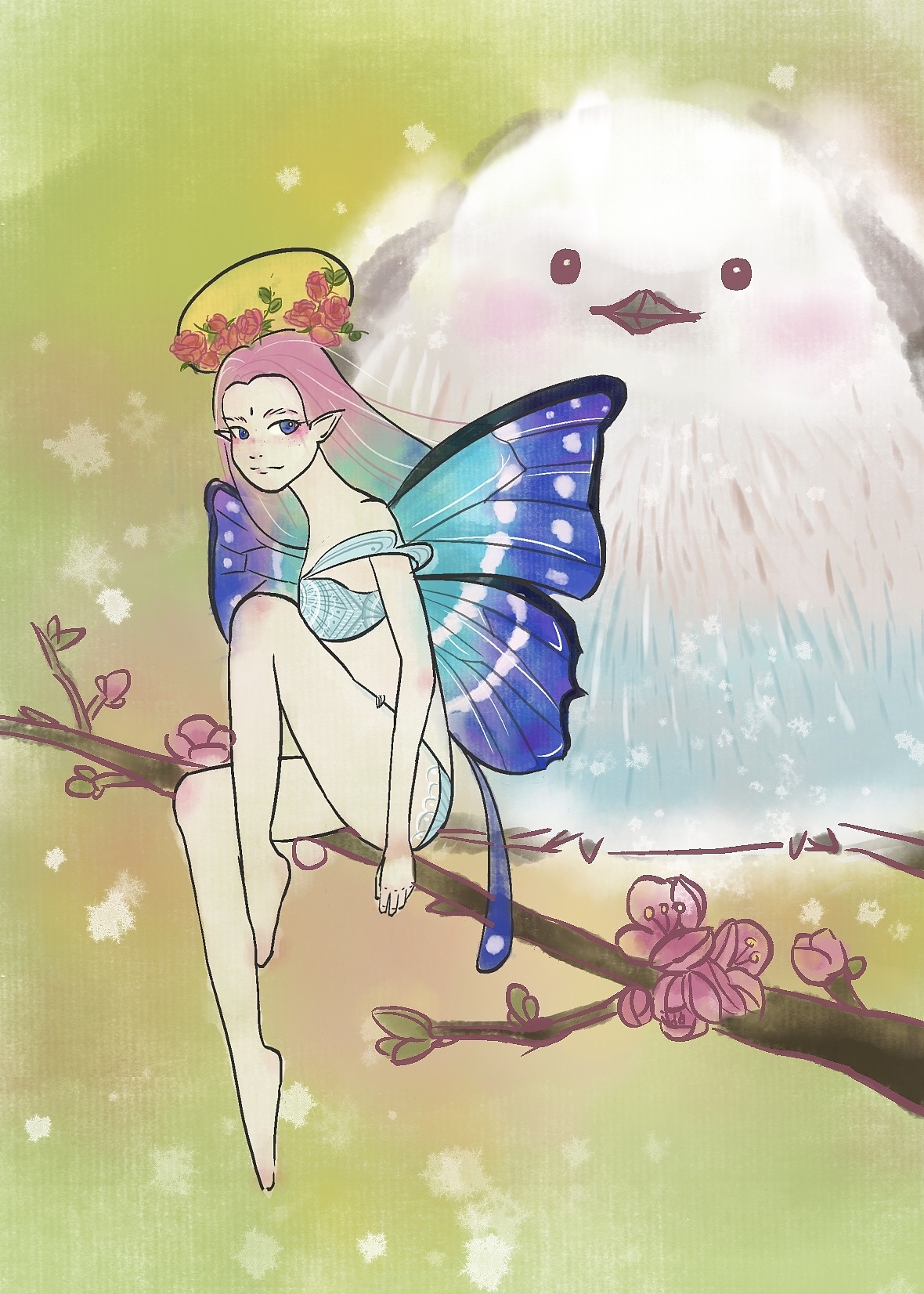 啾啾|插画|概念设定|一只野居_原创作品-站酷zcool