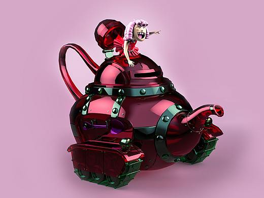 茶壶坦克（个人主页-ZMjkyNTM5OTY=） - 其他三维 - 站酷设计师醉江月原创素材 - 站酷ZCOOL