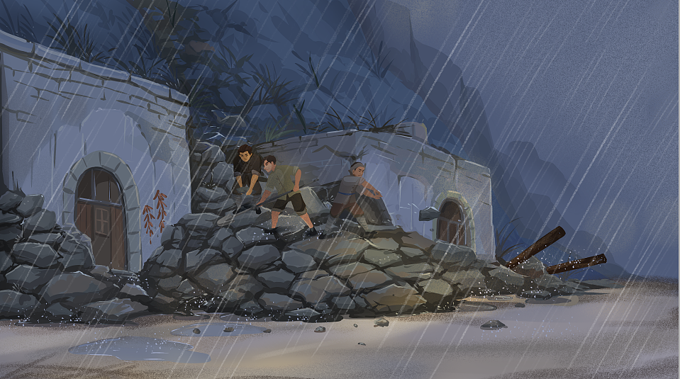 红色题材动画片场景图（图ZMjQ2MDA2NTMy） - 动画片 - 站酷设计师童书绘本出版原创素材 - 站酷ZCOOL