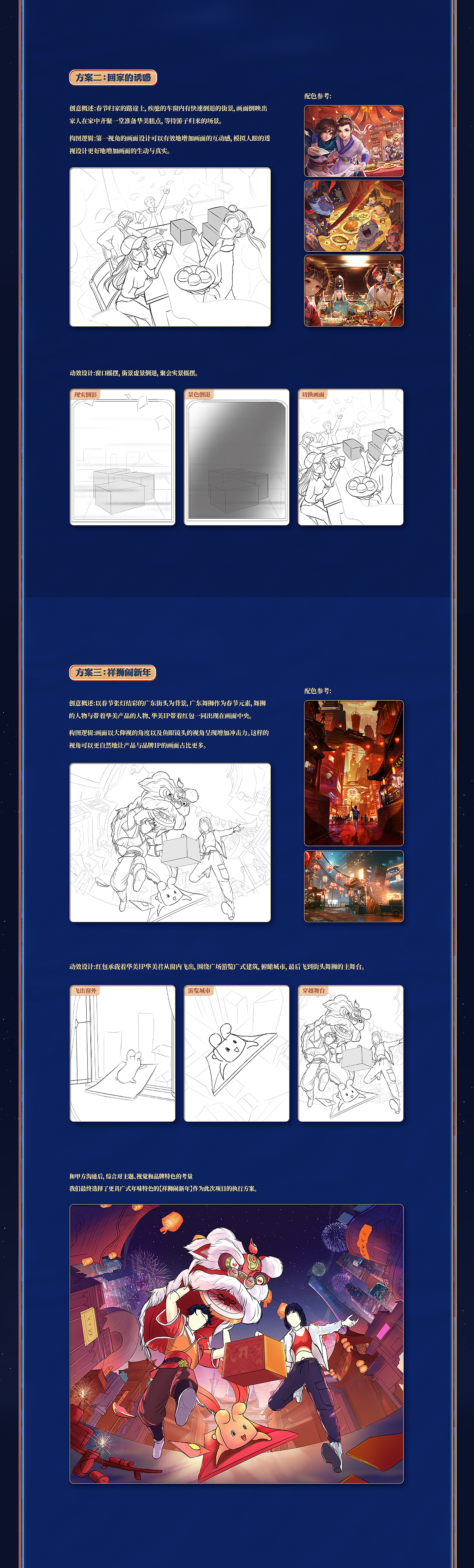 【华美食品】天猫年货节视觉策划分享