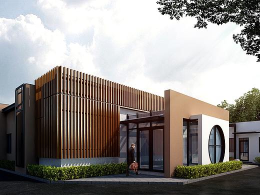 上东水岸商业社区建筑