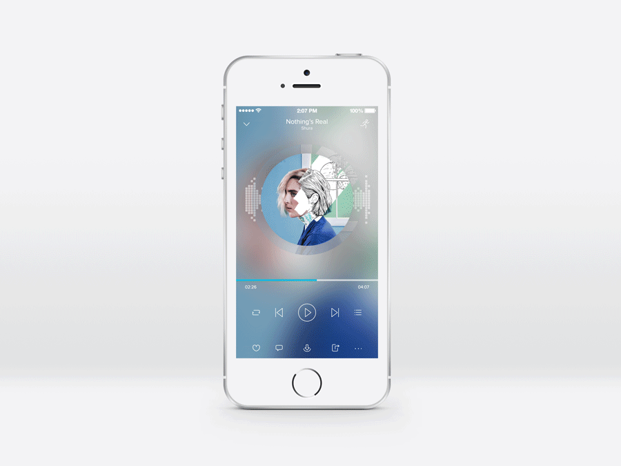 Runtune——跑步音乐应用UI设计(图ZNjA0MDg1MzY=) - APP界面 - 站酷设计师Qinsman原创素材 - 站酷ZCOOL