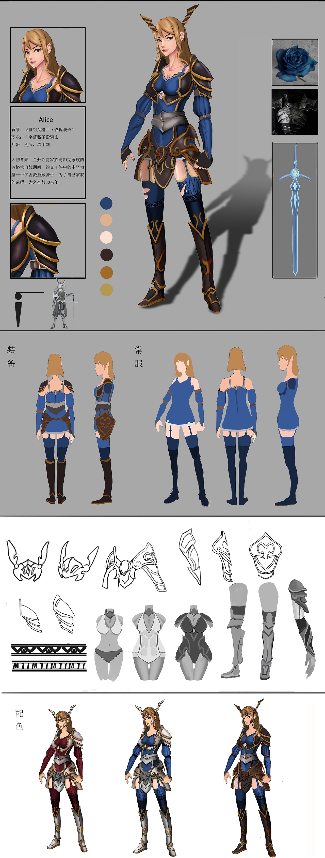 alice人物设定稿