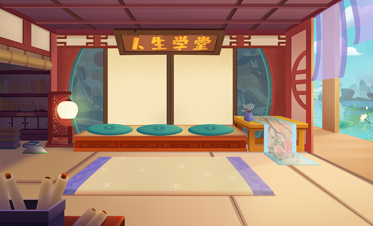 q版场景（图ZMjY3NDY2NTI4） - 儿童插画 - 站酷设计师郑君君er原创素材 - 站酷ZCOOL