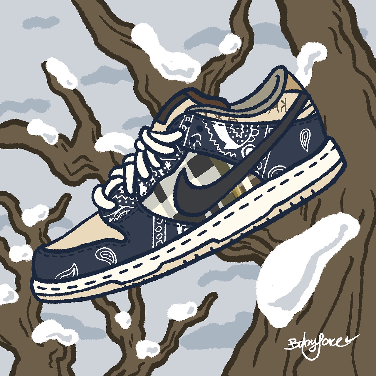 dunk年|插画|创作习作|小学生闹海_原创作品-站酷zcool