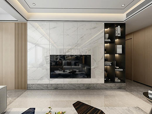 渝北中央公园中粮祥云现代风格装修|天古装饰设计师