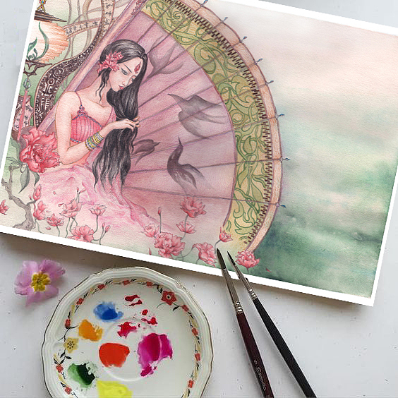 梳妆和期待。。。