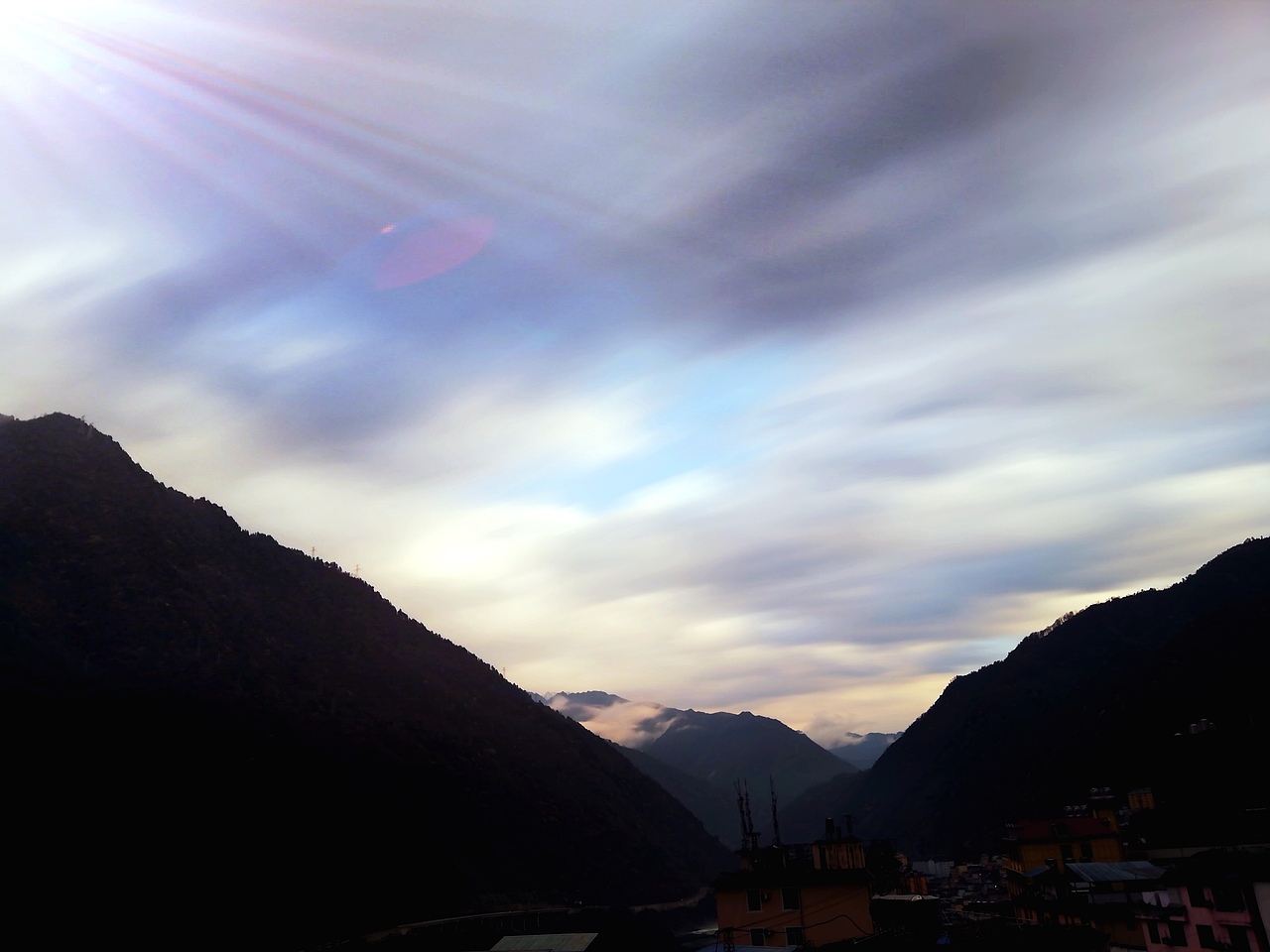 童话世界里的天空!