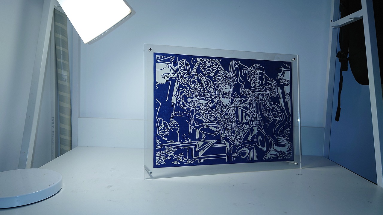 【英雄联盟剪纸】 灵魂莲华 锐雯