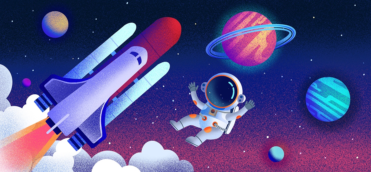 疫情期间为了转行插画画的画(多图)