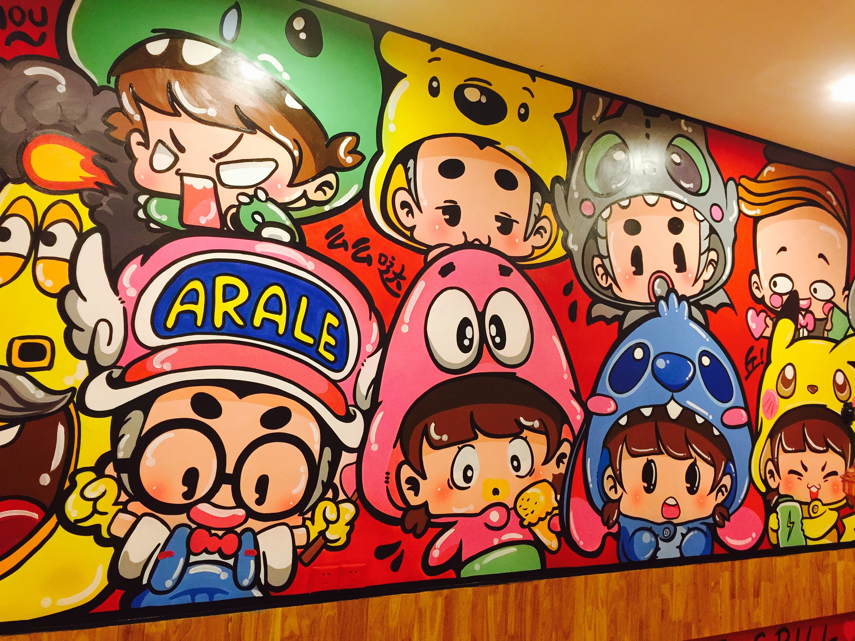 清潭洞烤肉店墙绘第二弹