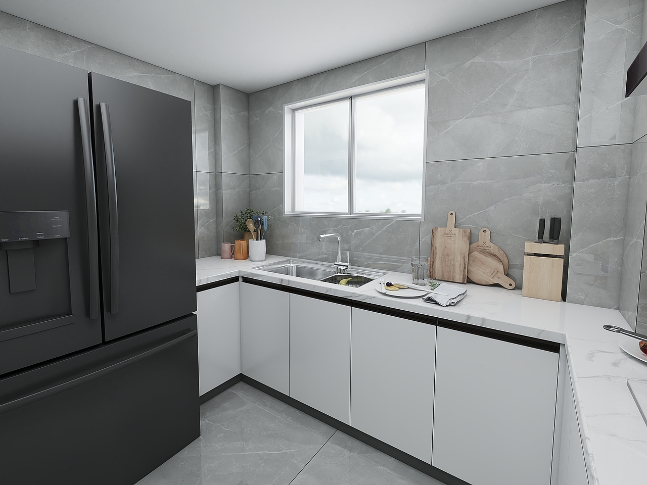 厨房空间布置（图ZMjM2MTQ2OTUy） - 家装设计 - 站酷设计师迷津1001原创素材 - 站酷ZCOOL