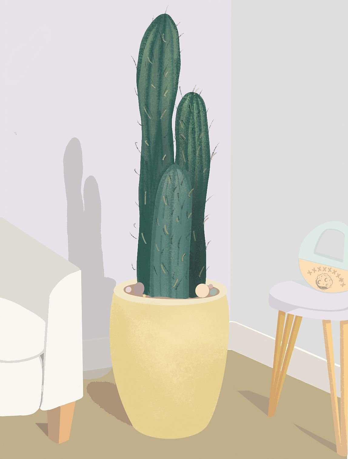 procreate 扁平风绘画