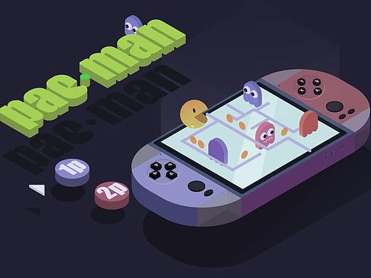 2.5D作品《吃豆人》（个人主页-ZNDYxMDIxMjQ=） - 创作习作 - 站酷设计师暄仔原创素材 - 站酷ZCOOL