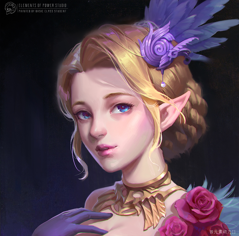 元素动力 | 基础班学员角色头像练习作业