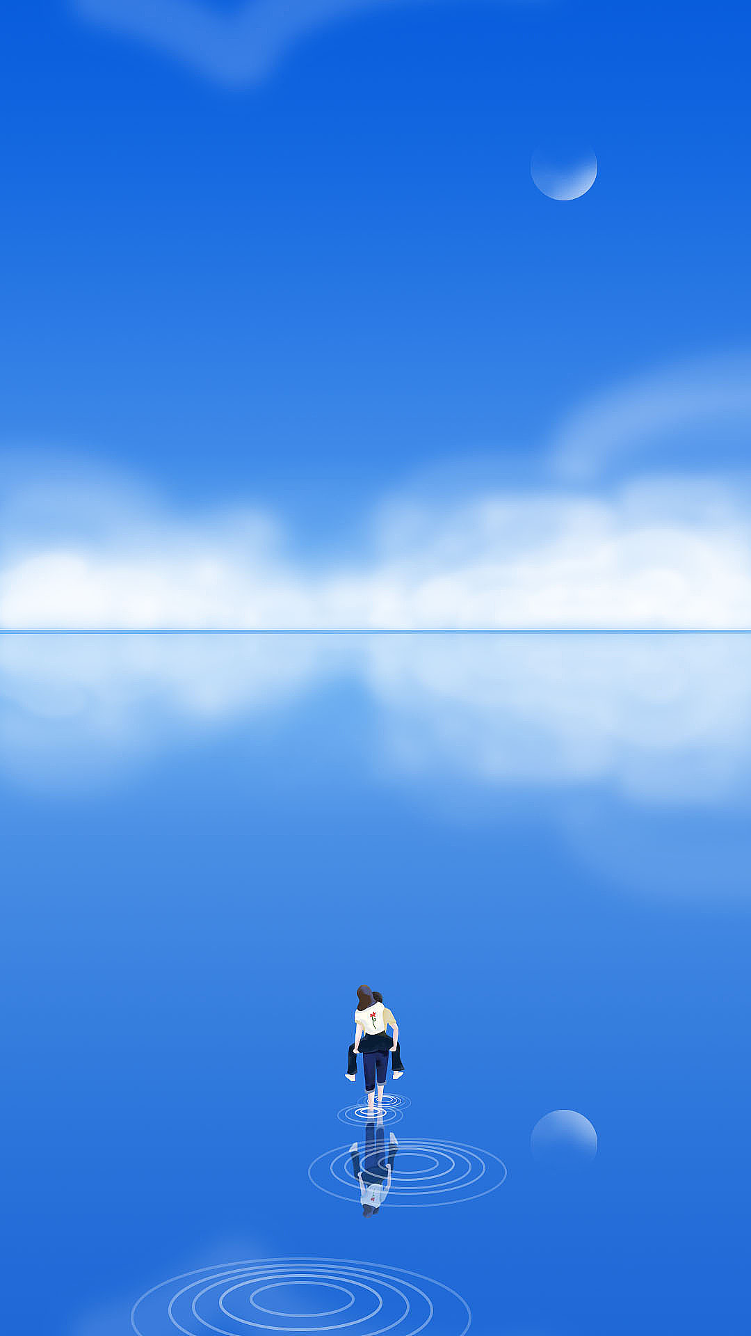 《遇见》（图ZMTU4MTAzNzc2） - 商业插画 - 站酷设计师小小月79原创素材 - 站酷ZCOOL