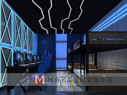 专业电竞酒店装修设计公司,电竞酒店装修