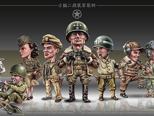 Q版二战士兵练习合集