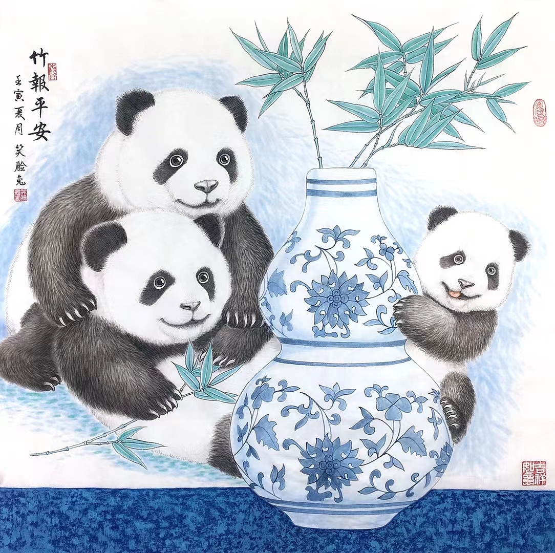 漫艺术的探索者，当代水墨漫画名家——笑脸兔（图ZMzA0ODY0NTU2） - 绘画 - 站酷设计师卖画15175414393原创素材 - 站酷ZCOOL