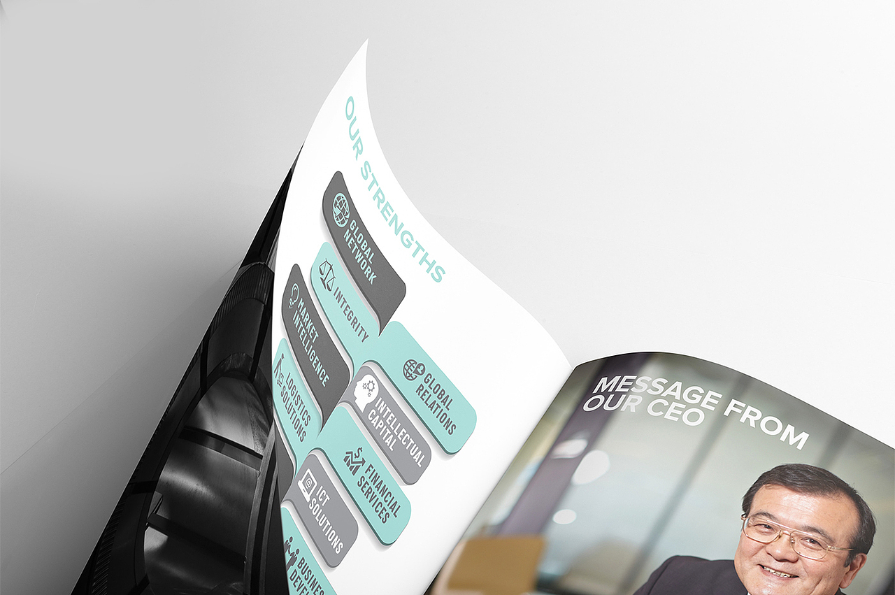 Sumitomo Corporation Corporate Brochure Design