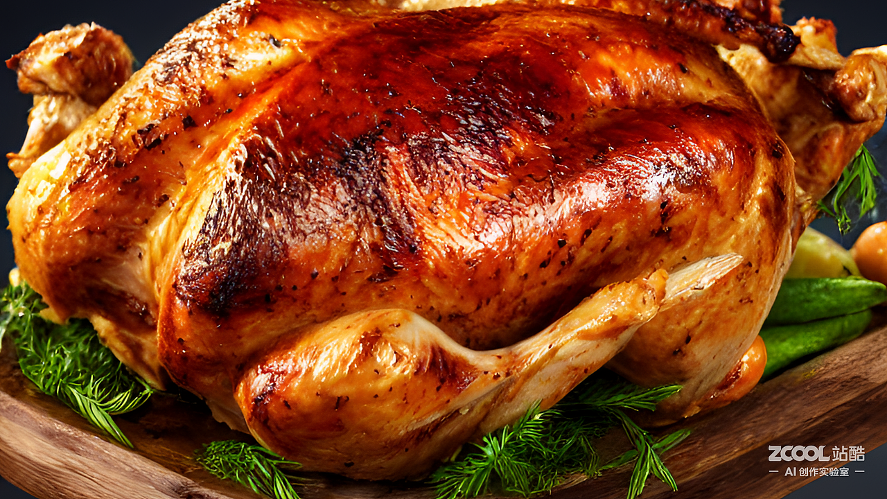 #AI创作实验室#【组图】烤火鸡