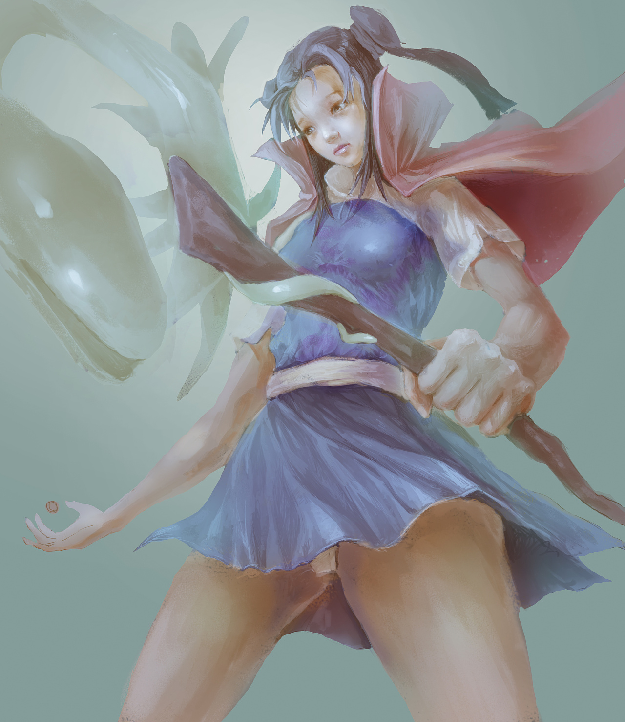 赵灵儿|插画|游戏原画|二助子 - 原创作品 - 站酷 (zcool)