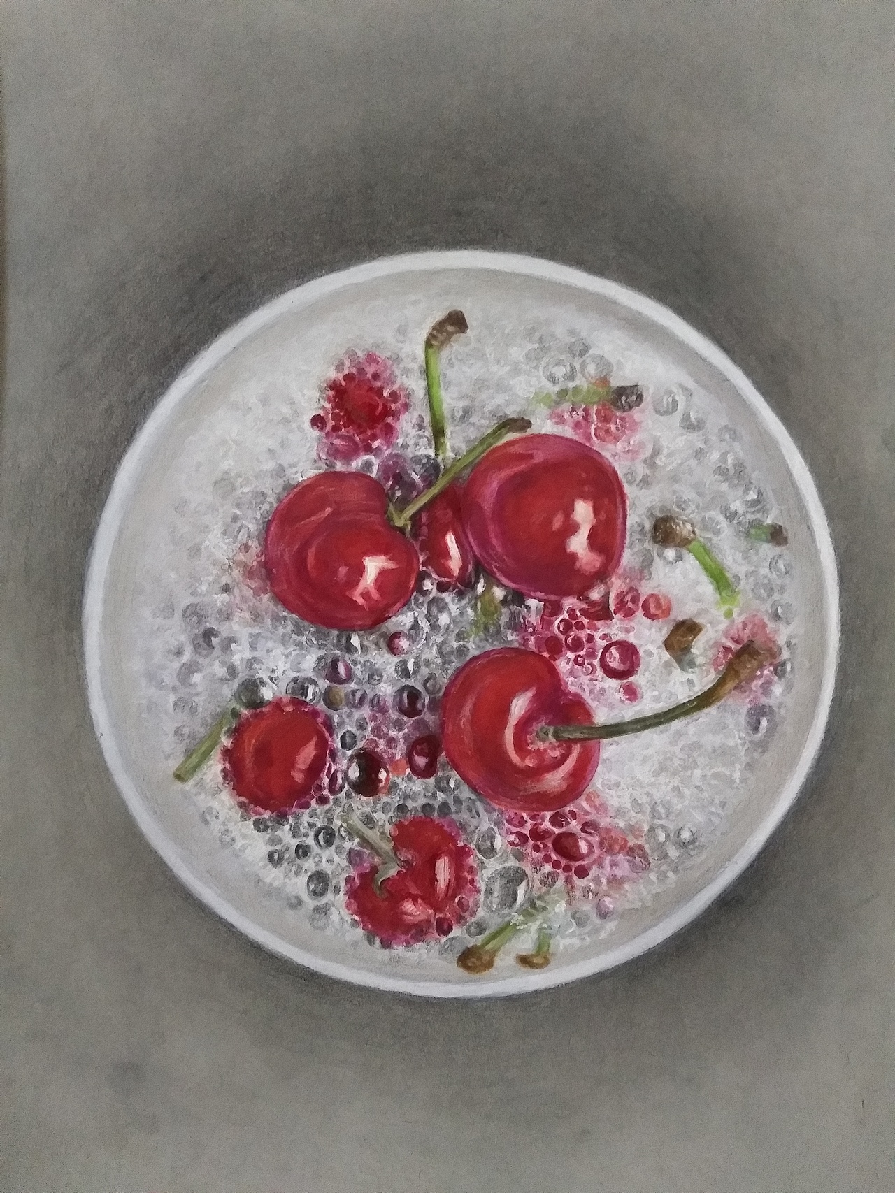 樱桃――李胜仁作品（图ZMTcwMjk1MzEy） - 绘画 - 站酷设计师李胜仁原创素材 - 站酷ZCOOL