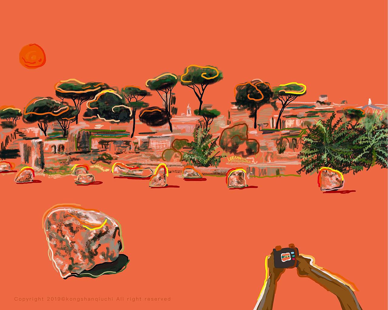 My suitcase-我的旅行箱（图ZMTUxNDIzMzQw） - 创作习作 - 站酷设计师空山秋池原创素材 - 站酷ZCOOL
