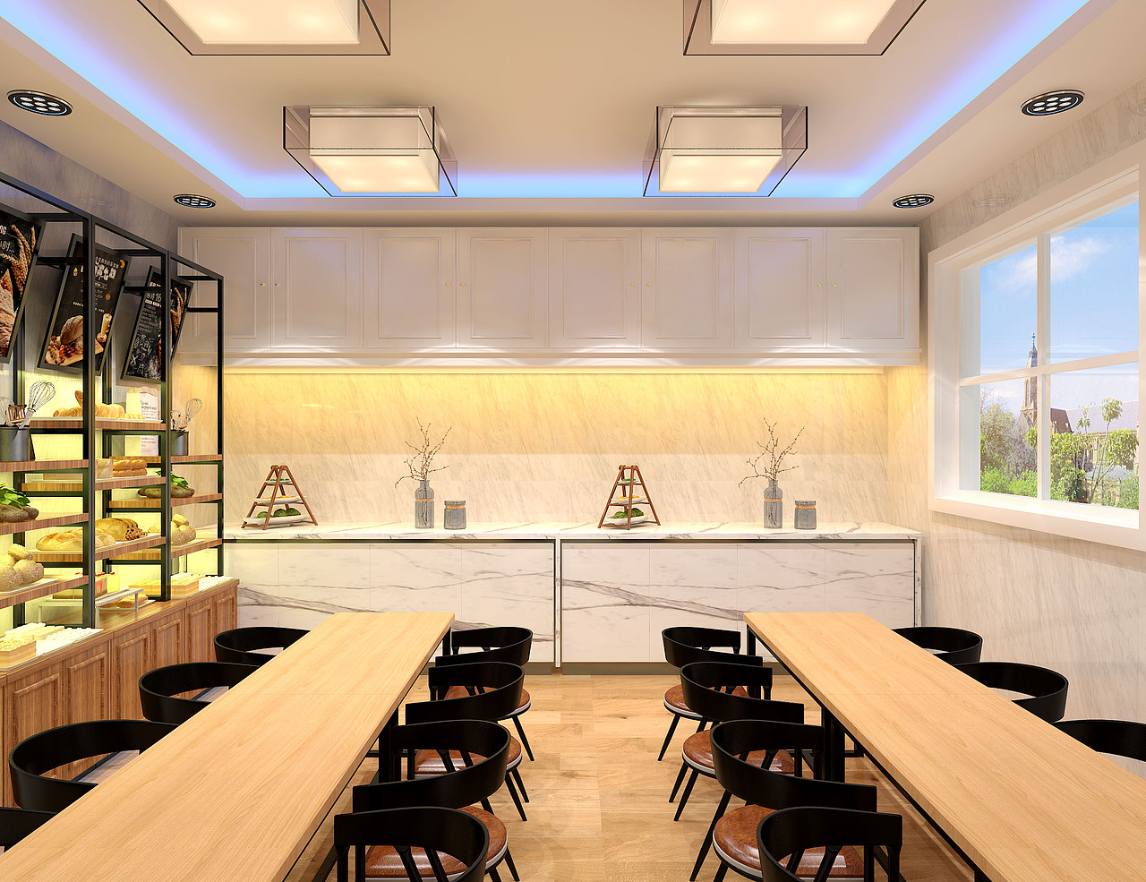 陶艺店装修风格动漫主题样式