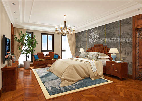 美式混搭风格别墅设计【王凤波设计机构新作】马头琴之家