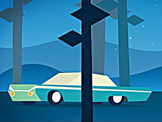 MG动画—伪3D效果汽车