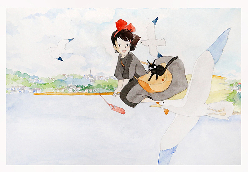 宫崎骏的动画世界|插画|艺术插画|bejishuai - 原创作品 - 站酷