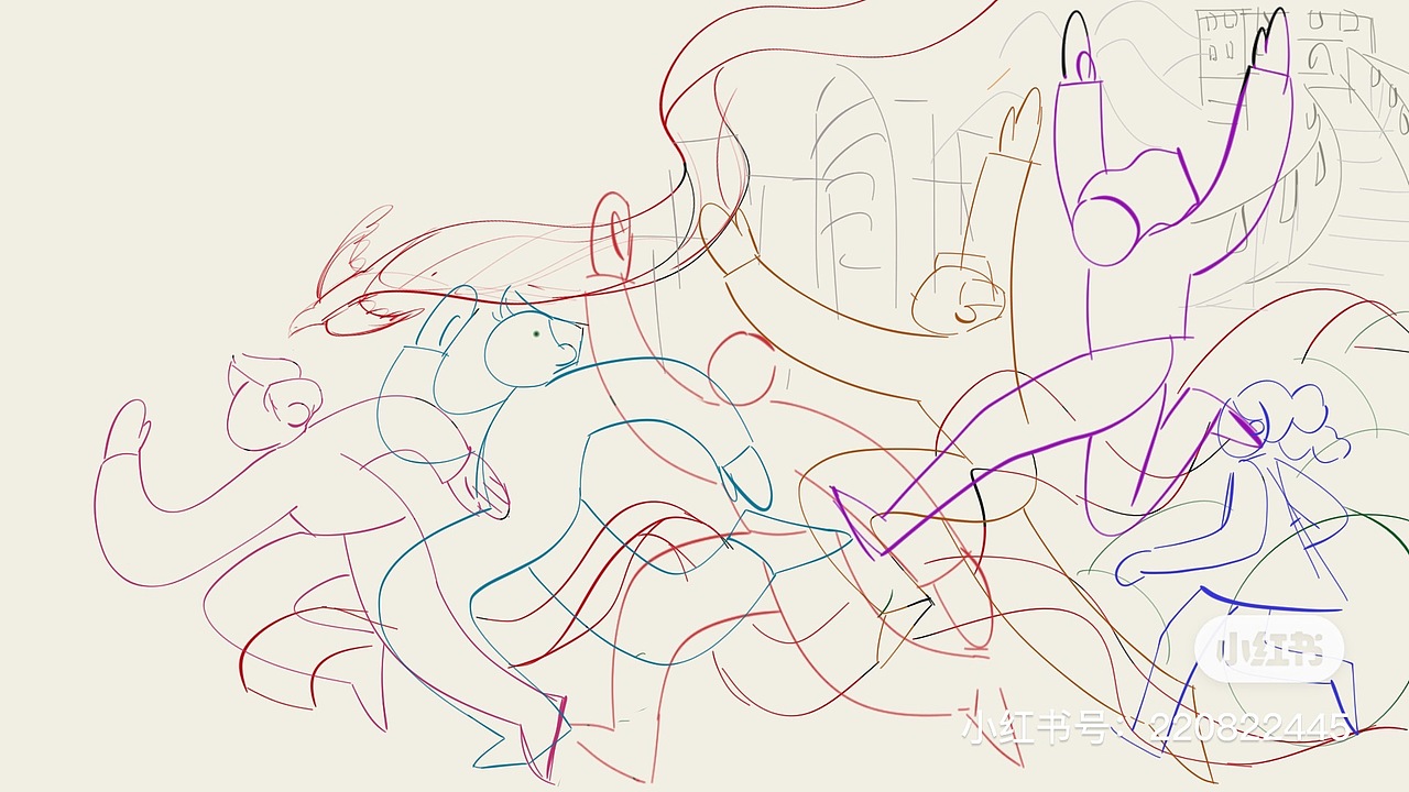 扁平风插画&海报