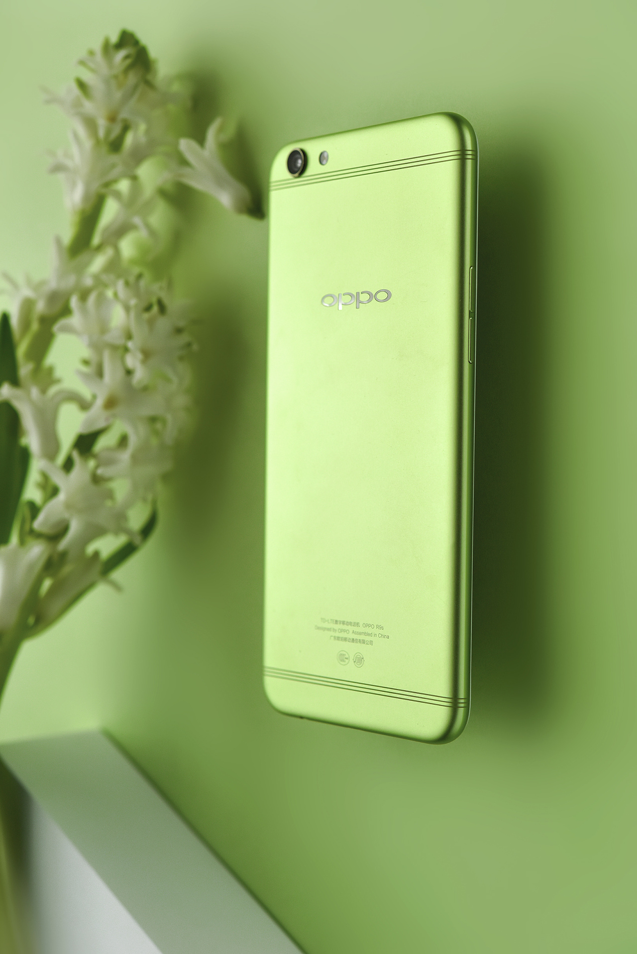 oppo r9s清新绿图赏