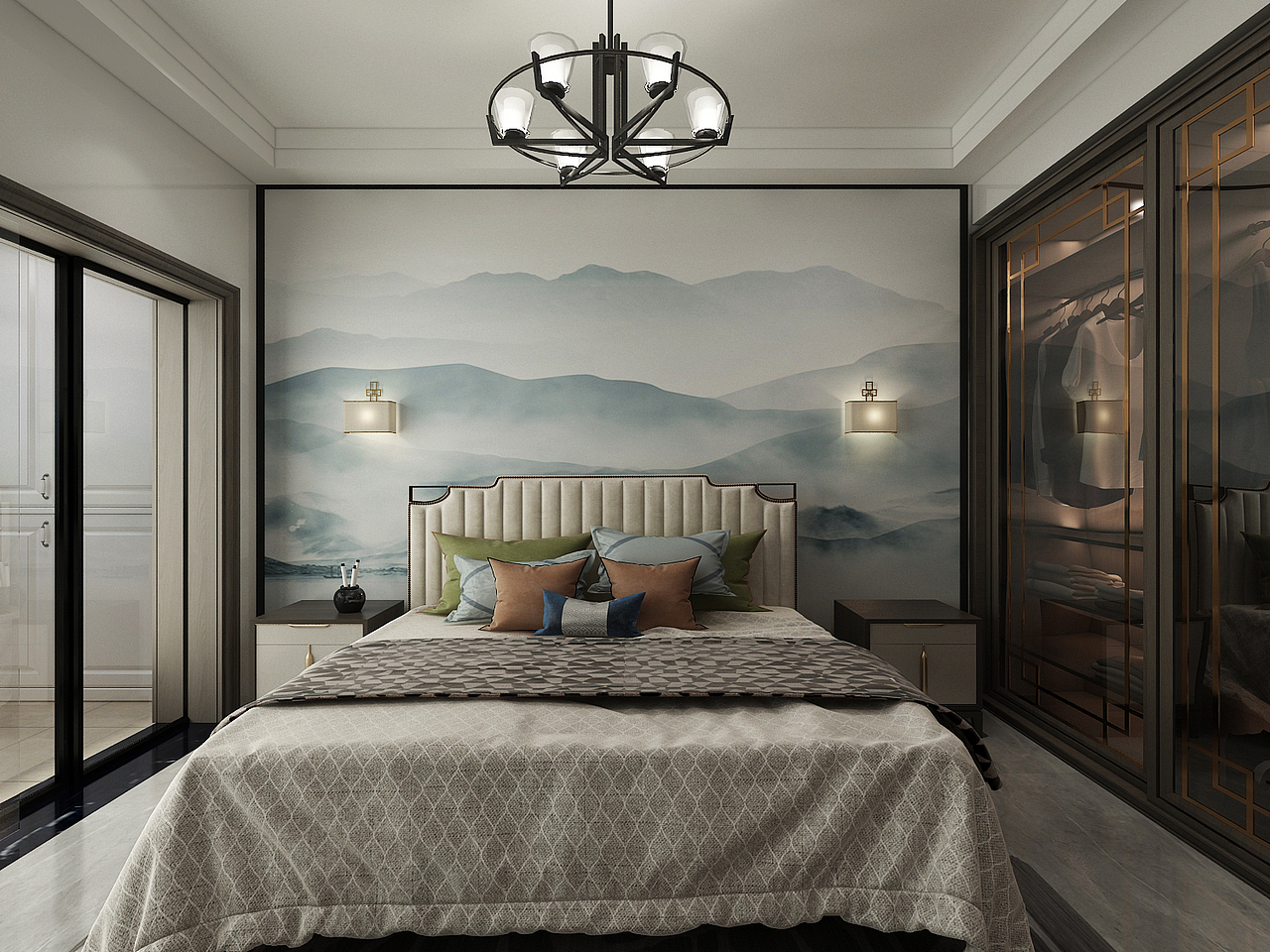 新中式（图ZMTk2MzI1NzAw） - 家装设计 - 站酷设计师陈仙儿呢原创素材 - 站酷ZCOOL