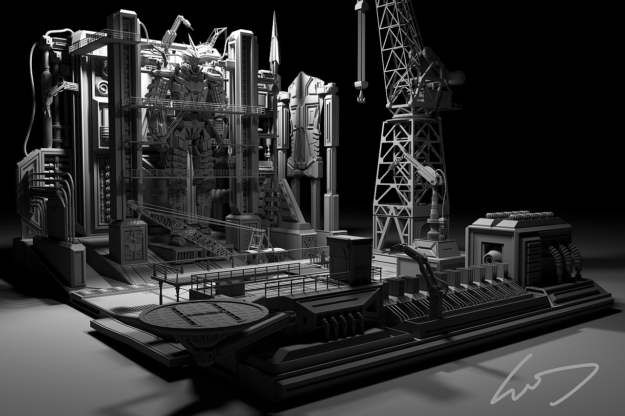 建模|三维|场景|小圆点七_原创作品-站酷zcool