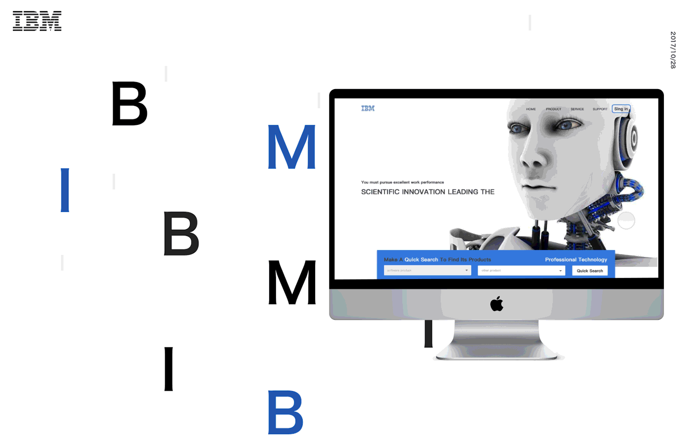 IBM-官网ReDesign设计---闲下来了又重新包装了下（图ZMTE1NzY3MTI4） - 企业官网 - 站酷设计师莫妮卡MM原创素材 - 站酷ZCOOL